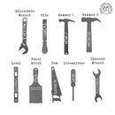 No One Else Measures Up to Dad Family Name Sign - Custom Fathers Day Gifts