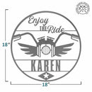 Motorcycle Life - 3 Styles Personalized Rustic Garage Sign Wall Decor