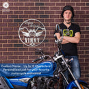 Motorcycle Life - 3 Styles Personalized Rustic Garage Sign Wall Decor