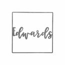 Open Script Sign 15" - 2 Styles - Anniversary or Wedding Gift Name Sign