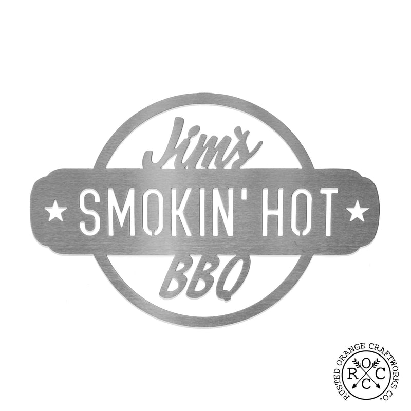 Smokin' Hot Plaques - Personalized Outdoor Hanging Barbecue Signs