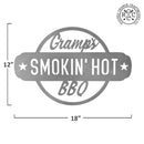 Smokin' Hot Plaques - Personalized Outdoor Hanging Barbecue Signs