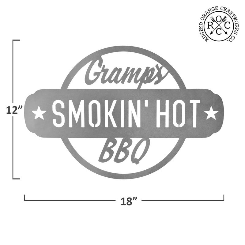 Smokin' Hot Plaques - Personalized Outdoor Hanging Barbecue Signs