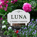 Pet Grave Marker - Standing - Personalized Pet Memorial Plaques