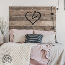 Horse Heart Silhouette - 4 Sizes - Cowgirl Room Horse Wall Decor