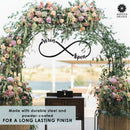 Infinity Sign- bedroom wall decor for couples, anniversary and wedding, eternity symbol
