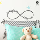 Infinity Sign- bedroom wall decor for couples, anniversary and wedding, eternity symbol