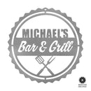 Just For Him Personalized Signs - BBQ, Garage, and Workshop Metal Wall Art