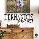 Our Happy Family  - 2 Styles Personalized Family Name Signs For Home Decor