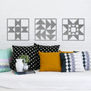 Quilt Block Wall Art - 8 Styles - Hanging Patchwork Pattern Designs