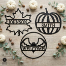 Autumn Leaves and Pumpkin Please Collection - Halloween Wall Decor
