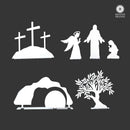 Holy Week Easter Advent - A Simple Family Tradition - Christian Easter Resurrection Scene Set