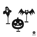 Stand Up Halloween Figures - Tabletop Halloween Variety Decor for Home