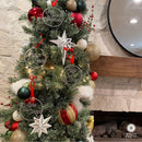 Light of the World Ornaments - 5 pack - Metal Christmas Tree Ornaments