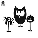 Stand Up Halloween Figures - Tabletop Halloween Variety Decor for Home