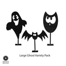 Stand Up Halloween Figures - Tabletop Halloween Variety Decor for Home