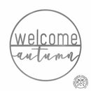 Welcome Seasons Circle -  Outdoor Home Decor Wreaths Front Door