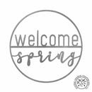 Welcome Seasons Circle -  Outdoor Home Decor Wreaths Front Door