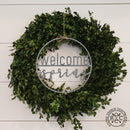 Welcome Seasons Circle -  Outdoor Home Decor Wreaths Front Door