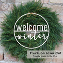 Welcome Seasons Circle -  Outdoor Home Decor Wreaths Front Door