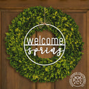 Welcome Seasons Circle -  Outdoor Home Decor Wreaths Front Door