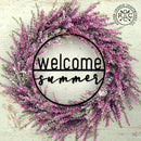 Welcome Seasons Circle -  Outdoor Home Decor Wreaths Front Door