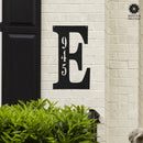 Letter Address Plaque - 3 Sizes - Metal Personalized Address Numbers for House
