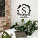 Magnolia Personalized Monogram - Custom Name Monogram Home Decor, Established Sign