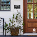 Modern Address Plaque - 4 Sizes - Personalized Address Plaque with Street Name and House Numbers