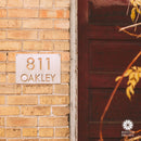 Modern Address Plaque - 4 Sizes - Personalized Address Plaque with Street Name and House Numbers