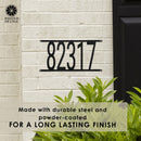 Simple Address Plaque - 3 Sizes - Address Numbers for Outside