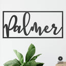 What's in a Name Plaque - 3 Sizes - Personalized Metal Family Name Sign