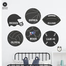Sports Balls Magnetic Board - 6 Styles - Sports-themed Magnet Board For Wall