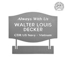 Tabletop Memorial Plaque - Home Decoration Memorial Plaque for Loved Ones