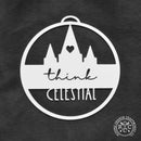 Think Celestial LDS Plaque - Ornament, Tabletop Sign, Wall Decor -  General Conference Christmas Ornament