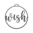 Jolly Christmas Ornaments - 5 pack - Metal Christmas Tree Ornaments