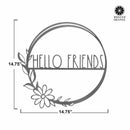 Flower Shop Collection - Personalized Family Custom Name Wall Sign for Wreath