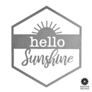 Hexagon Door Greetings - Welcome to Our Home Modern Rustic Word Art