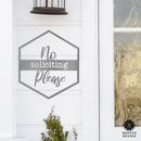 Hexagon Door Greetings - Welcome to Our Home Modern Rustic Word Art