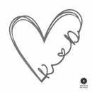 Love is All Around Personalized Initial Signs - 3 Sizes - Valentines day gifts for her bedroom decor