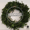 Welcome Circle Greeting - Welcome Home Outdoor Sign for Front Door