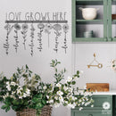 XL Our Family Garden - Personalized Birth Month Flowers Family Name Sign Mother's Day Gift
