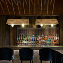 DecorBites™ Bamboo Roof Design Pendant Light with 2 Bulbs for Restaurant or Home Décor