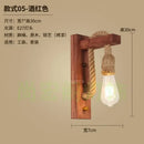 Rustic bamboo wicker wall lamp – bedroom rattan sconce