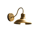 Rustic black gooseneck light fixture outdoor garage wall sconce