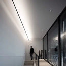 DecorBites™ LED Wall Lamp Strip Steel Bar Aisle Sconce - Black/White Villa Decoration