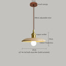 Rustic brass and ceramic glass ball led pendant light dining room