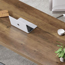 Rustic Oak 55 Inch Computer Desk For Home Office Modern