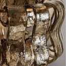 Rustic dark brown glass wall sconce lamps living room led decor