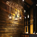 Rustic industrial hemp rope pendant lamp kitchen island lighting